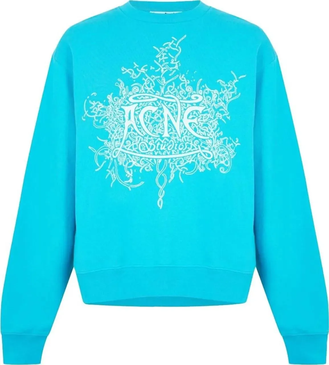   Acne Studios  Franzisko Devil Glow Logo Sweatshirt blau