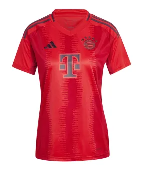 adidas FC Bayern München Trikot Home 2024/2025 Damen Rot