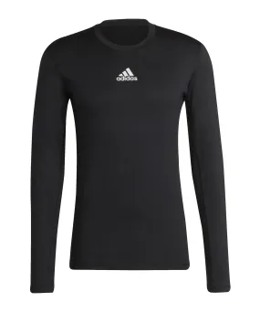 adidas TechFit Warm Longsleeve Schwarz