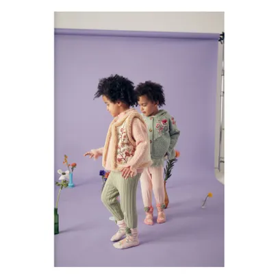 Bestickte Libra Reversible Jacke | Seidenfarben
