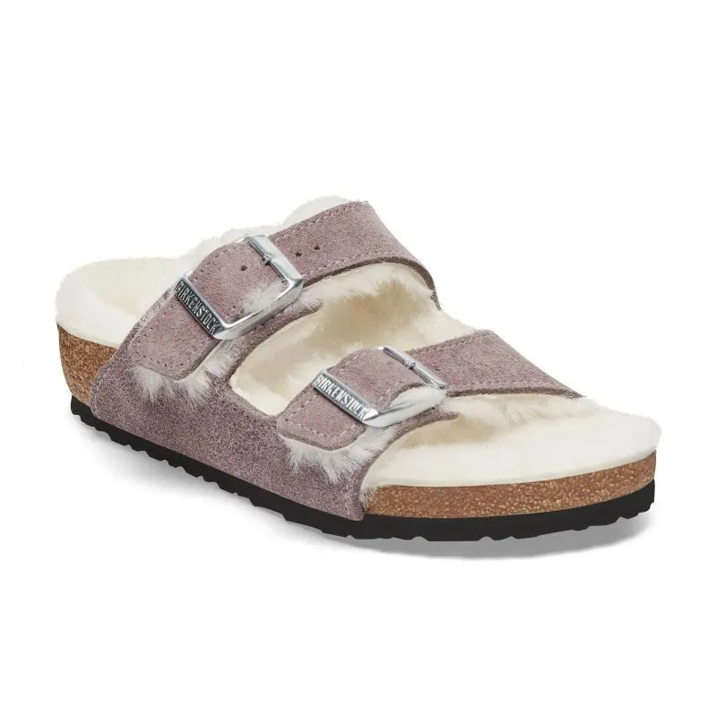 Birkenstock Arizona Shearling Kids Suede Leather - Sandalen - Kind | Hardloop