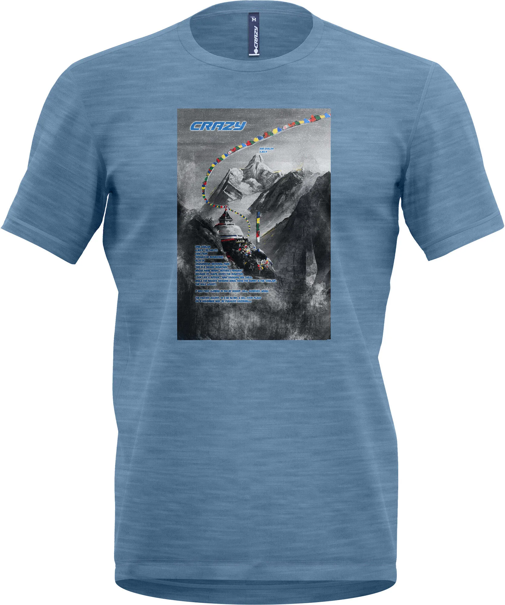 Crazy Idea T-shirt Joker - Herren T-Shirt für sämtliche Outdoor Aktivitäten