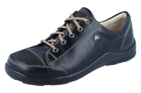 FINN COMFORT Soho Damen Schnürschuhe schwarz Glattleder