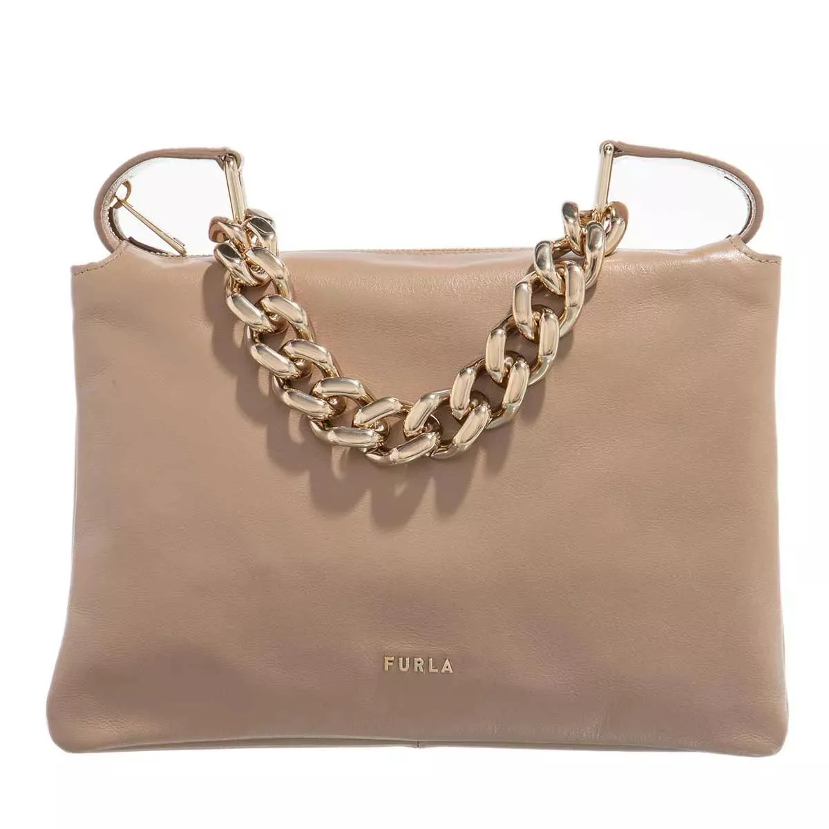   Furla  Furla Piuma Shoulder Bag S Greige  Hobo Bag 