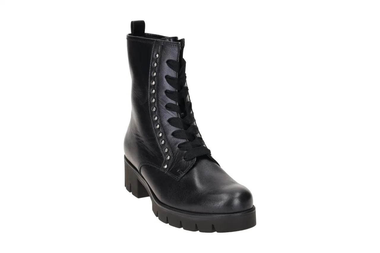 Gabor Stiefelette dunkelblau Nieten 51.712.66