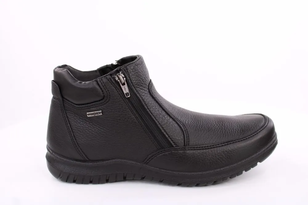 IMAC Herren Stiefelette Wechselfußbett extra weit TEX-Membran schwarz S23 451758