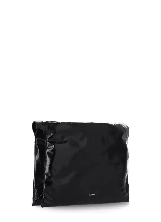   Jil Sander  Cushion Shoulder Bag Black  Schultertasche 