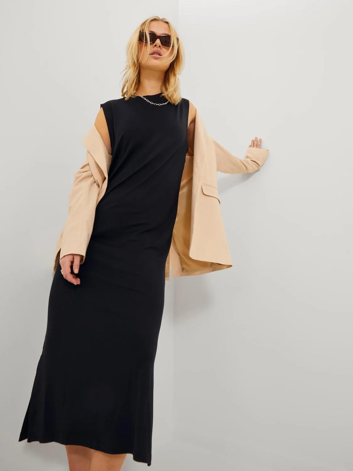 JXKELLY REG SL MIDI DRESS JRS