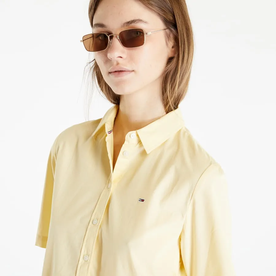 Kleid Tommy Hilfiger Poplin Tiered Ss Shirt Dress DW0DW15175 ZHO