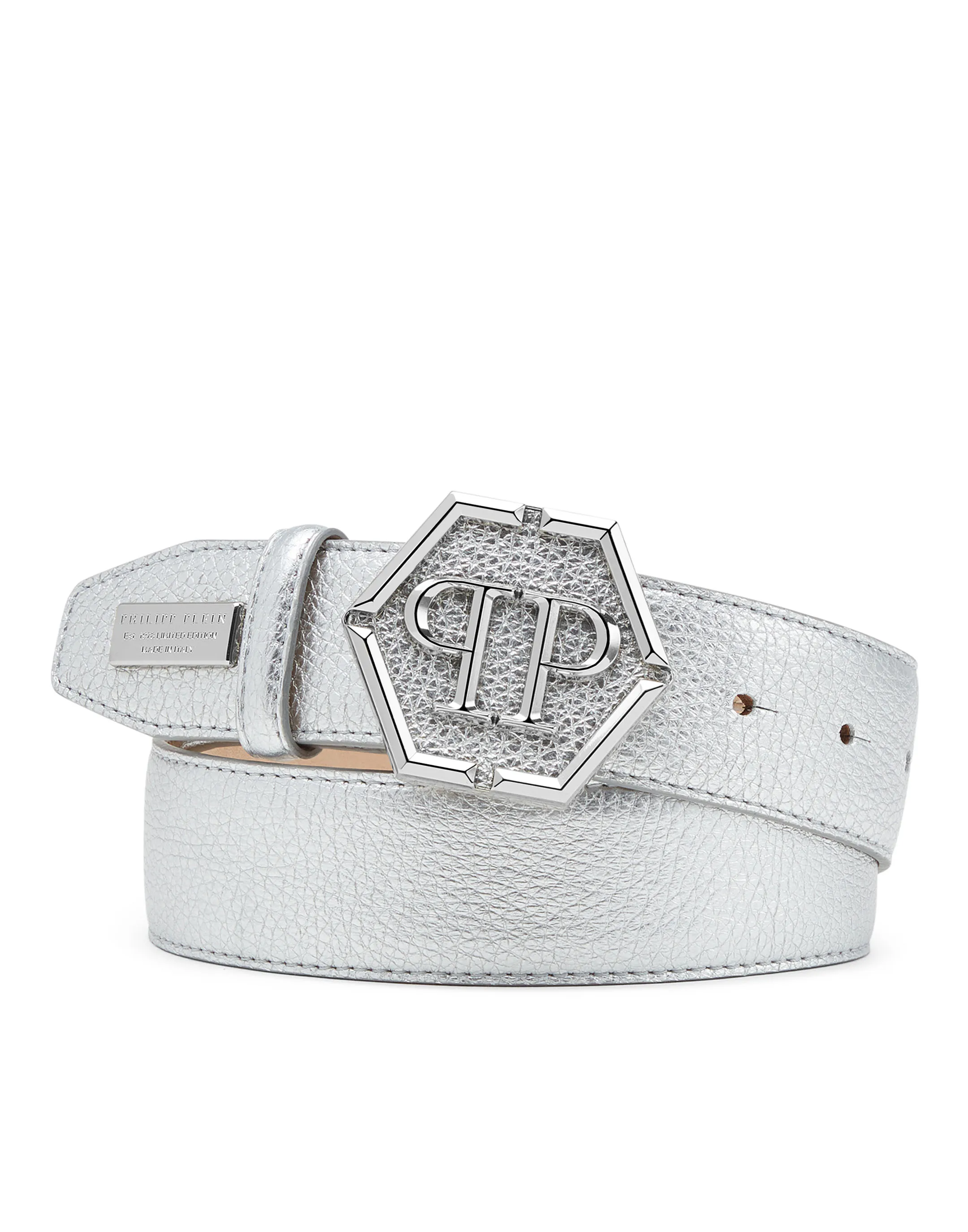 Leather Belt Hexagon