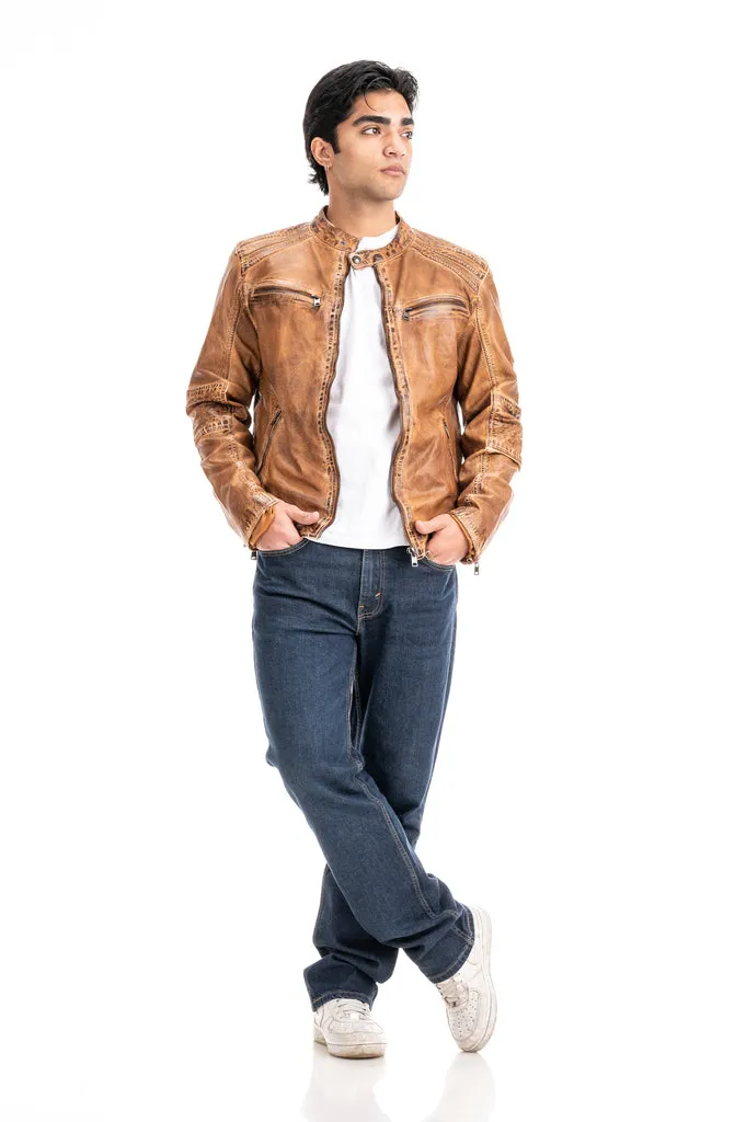 Lederjacke Tim