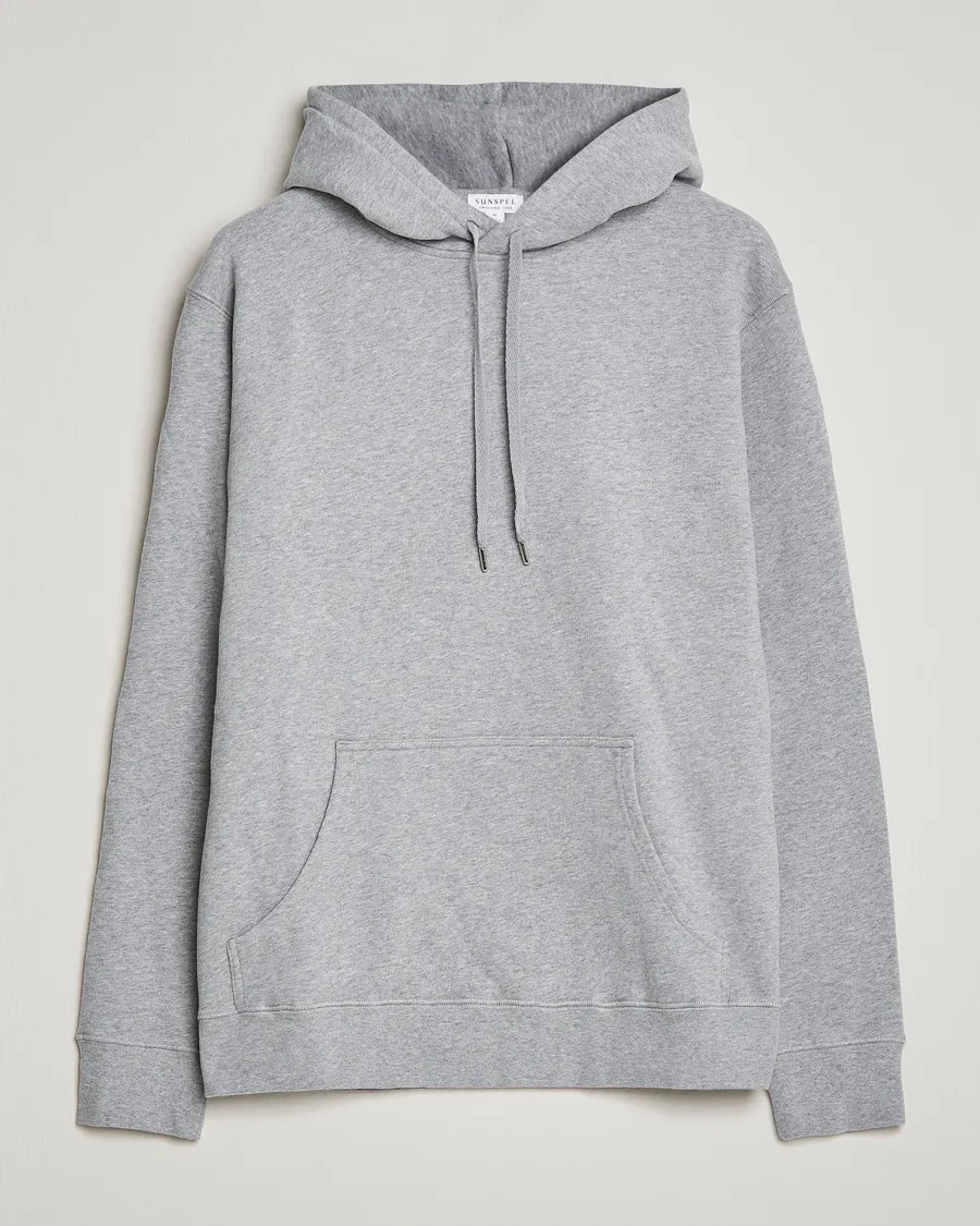 Loopback Hoodie Grey Melange