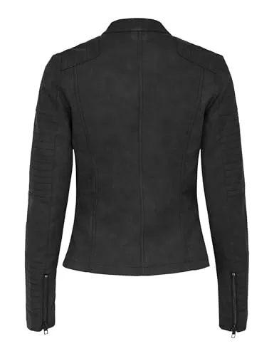 ONLY Damen Lederjacke Onlava