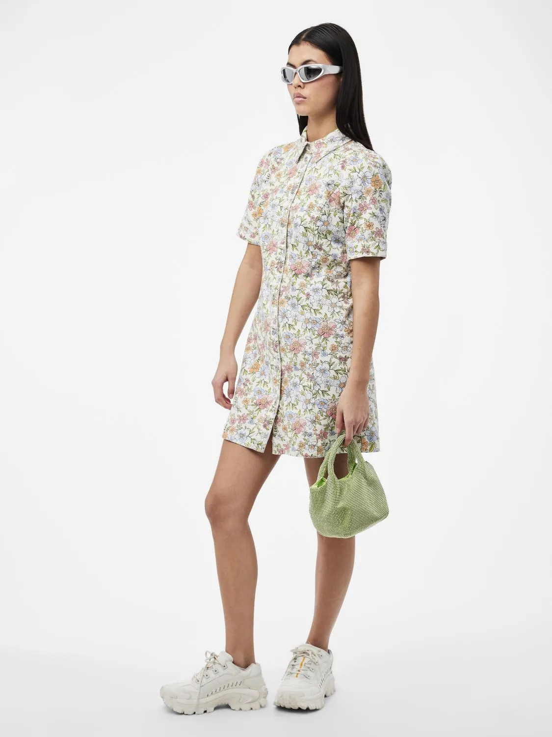 PCBLUME SS A-SHAPE DRESS AOP BC