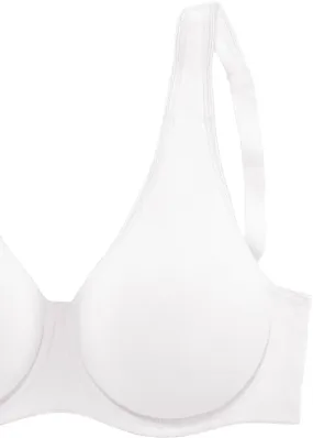 petite fleur T-Shirt-BH in weiß+schwarz