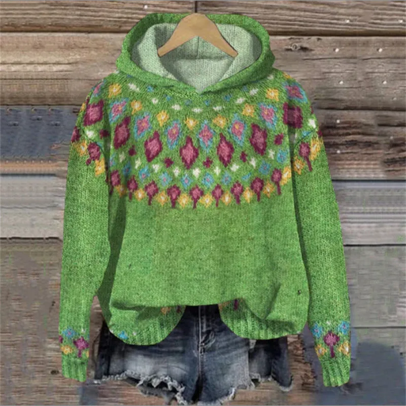 Rubel | 3D-Hoodie-Sweatshirt für Damen