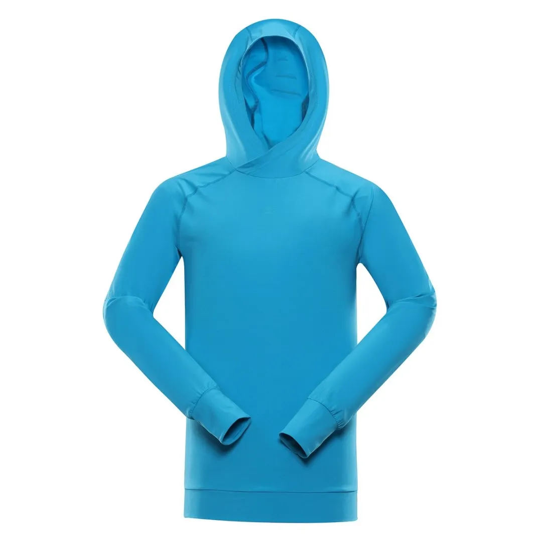 Schnelltrocknendes Herren-Sweatshirt ALPINE PRO HELLBLAU 3XL