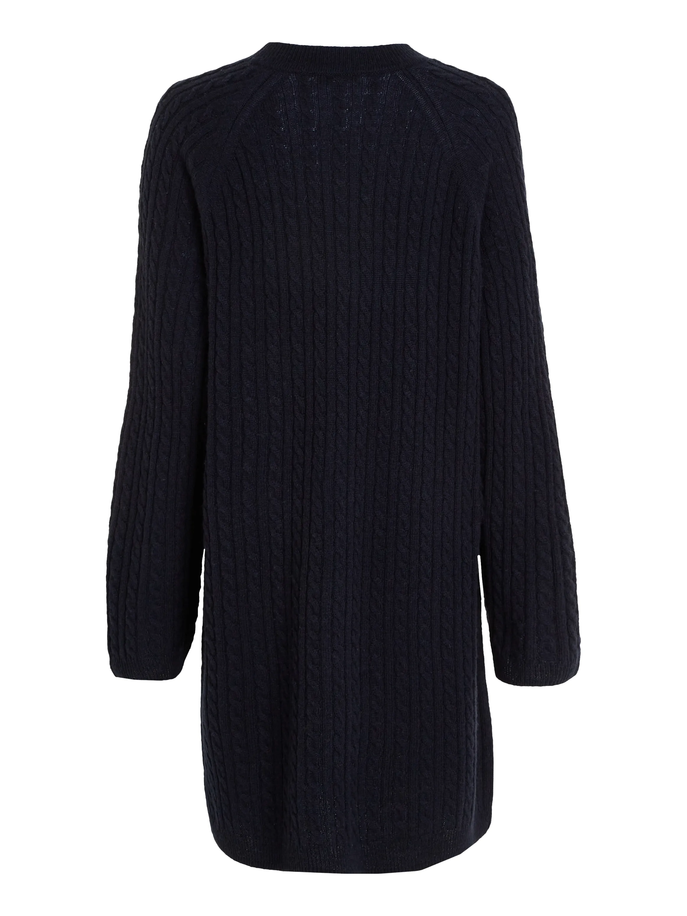 SOFT WOOL AO CABLE C-NK DRESS