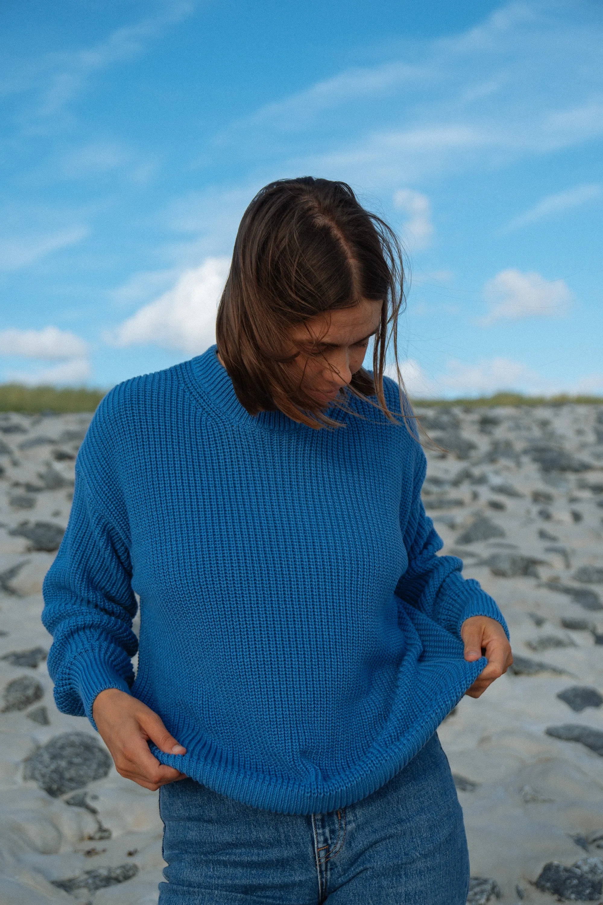 Strickpullover Hella Blau