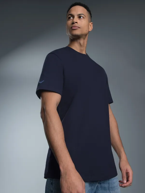 T-Shirt aus 100% Biobaumwolle Navy-C2C