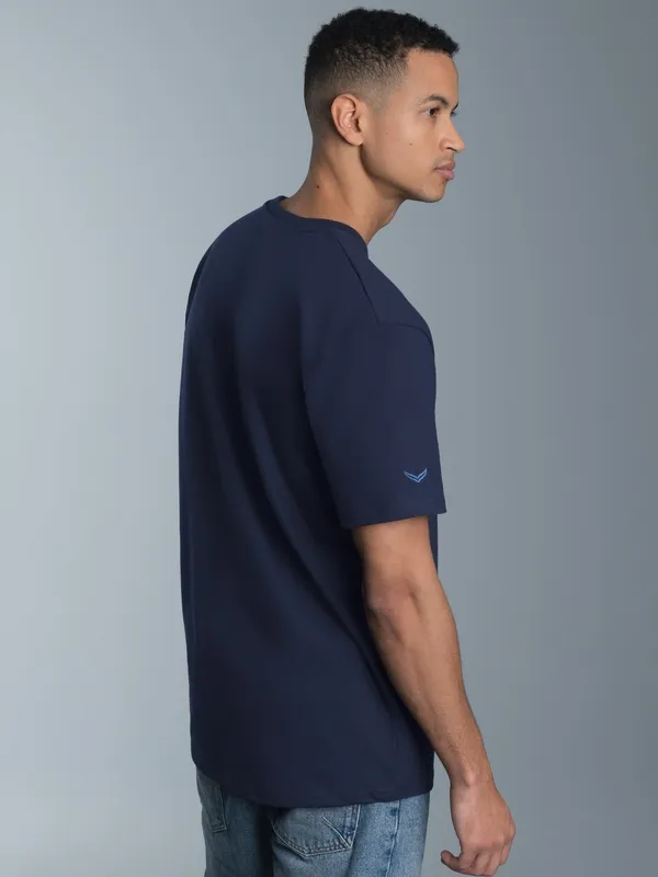 T-Shirt aus 100% Biobaumwolle Navy-C2C