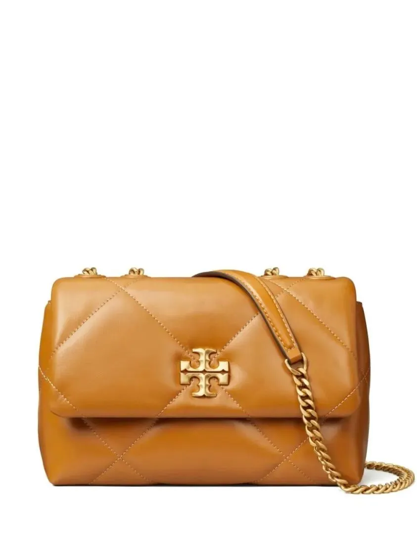   Tory Burch  Kira Diamond Quilt Bag Brown  Schultertasche 